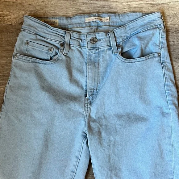 LEVI'S 721 High Rise Skinny Jean (Size 29) - Picture 2 of 14